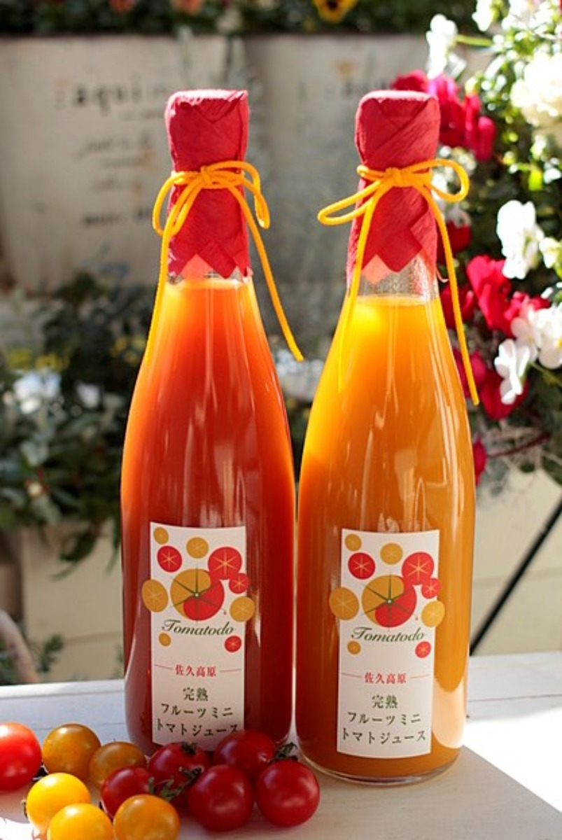 エクシブ軽井沢で長野産美味しいものマルシェ開催 - 贈答用に作られたこだわりトマトジュース