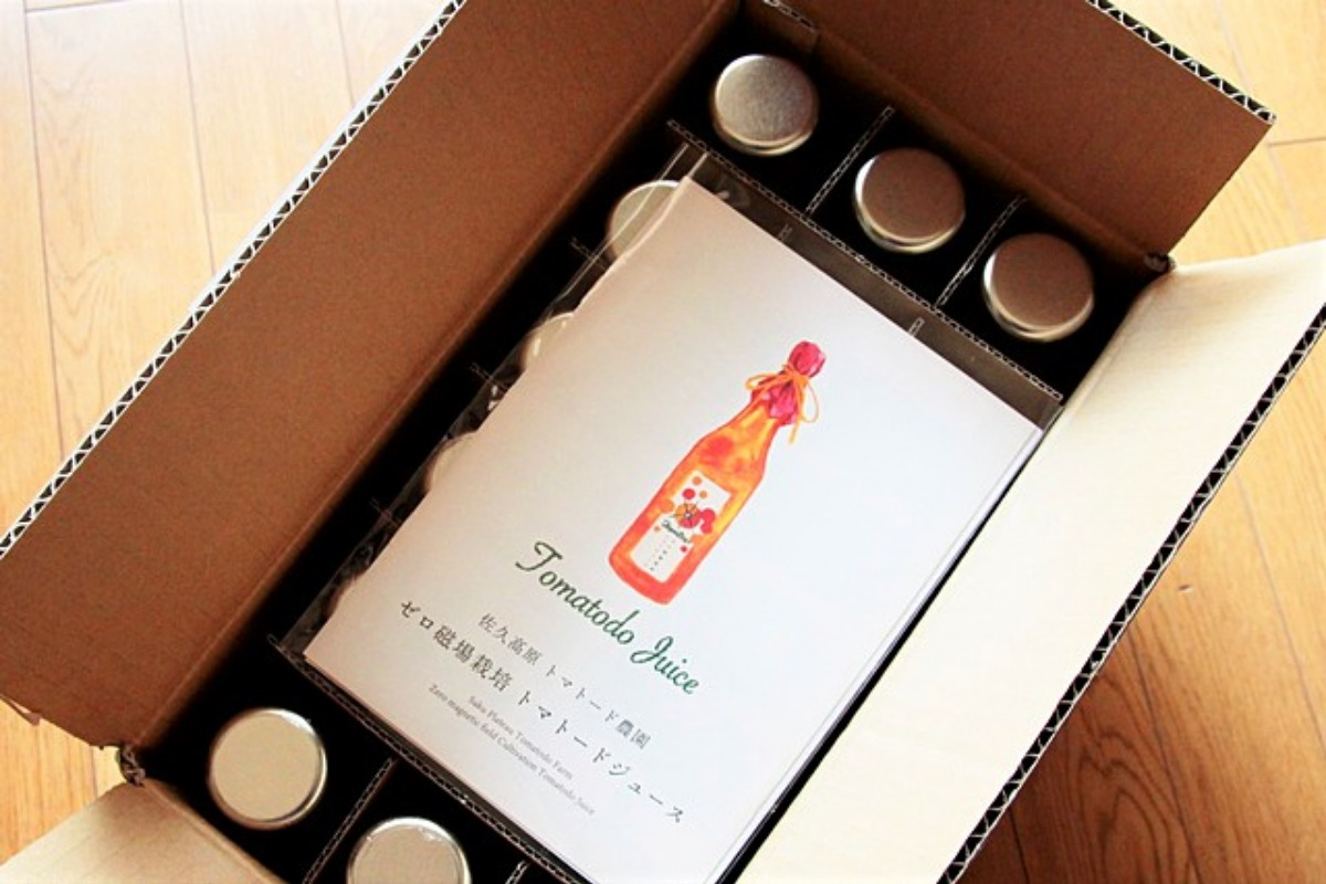 ご年配の方へのお祝いのプレゼントに国産トマトの美味しいジュースを！ - 